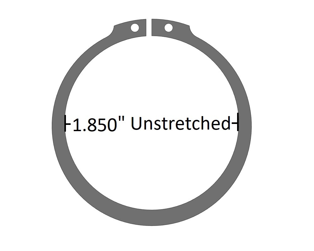 SR 310-200 - 2“ External Snap Ring - Tru-Arc Type 1.850'' Unstretched
