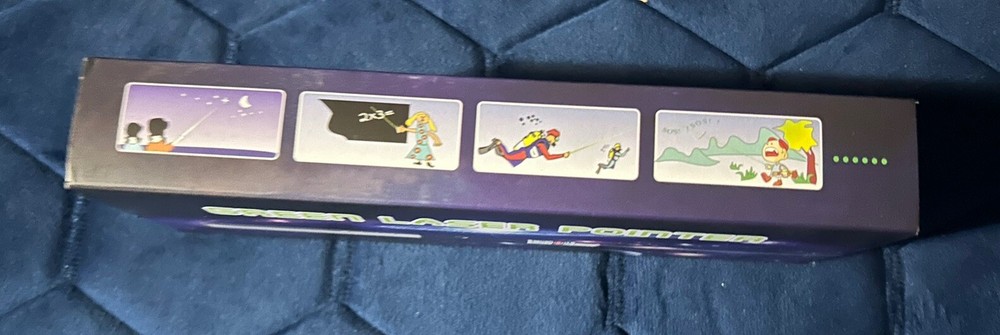 Bright Green Laser Dot Beam Laser Pointer Pen with Storage Case