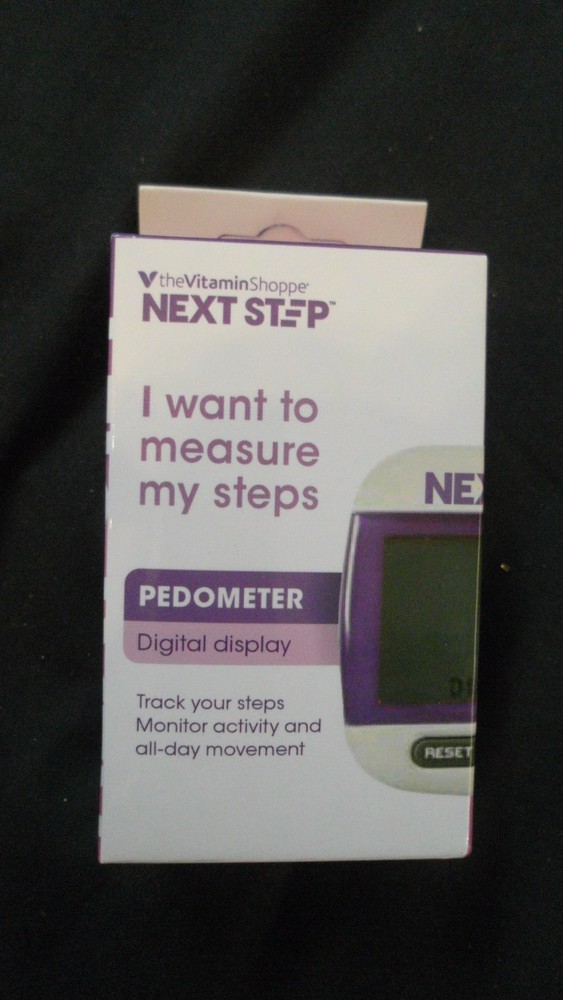 The Vitamin Shoppe Next Step Pedometer With Digital Display Track Your Steps