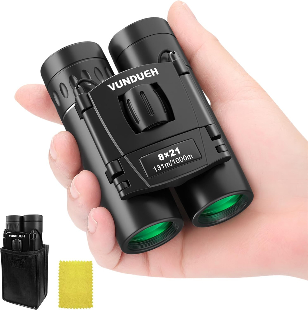 Mini Compact Binoculars, Waterproof High Powered Easy Focus, Ideal Outdoors