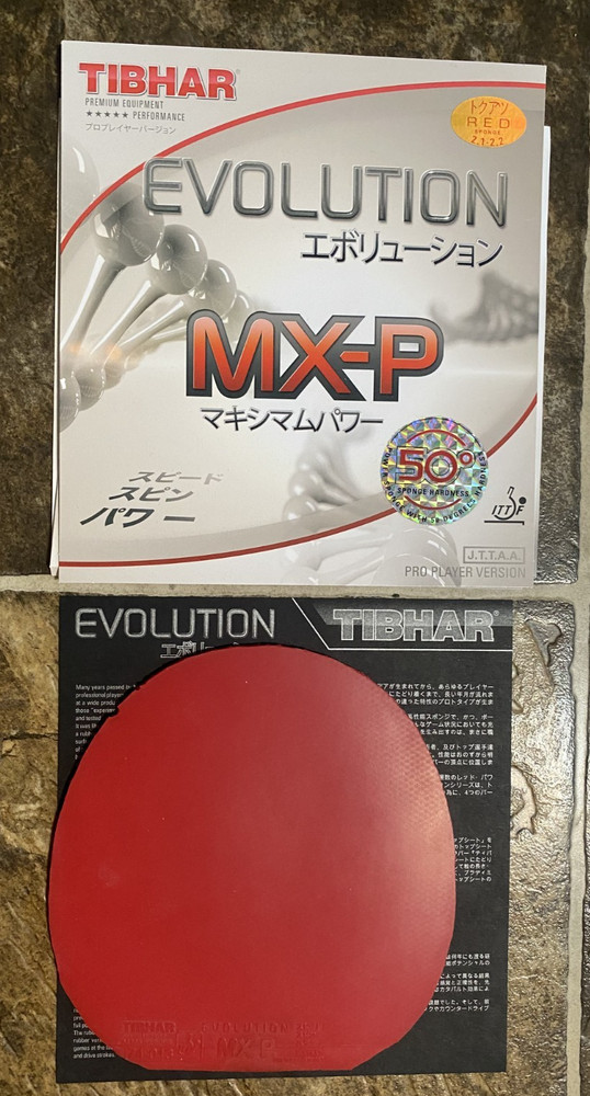 Tibhar Evolution MX-P 50 Precut Used 2.2