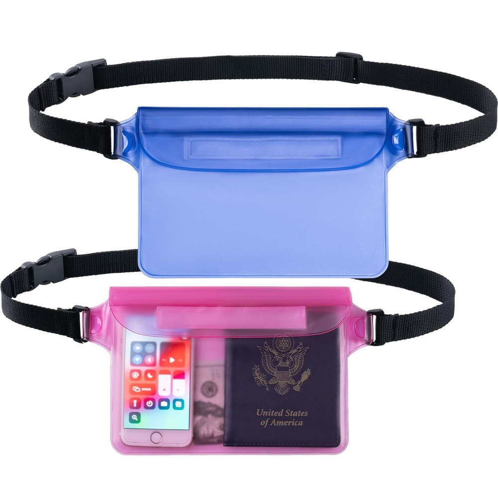 CADONO 2-Pack Waterproof Pouch with Adjustable Waist Strap | Screen Touch Sen...