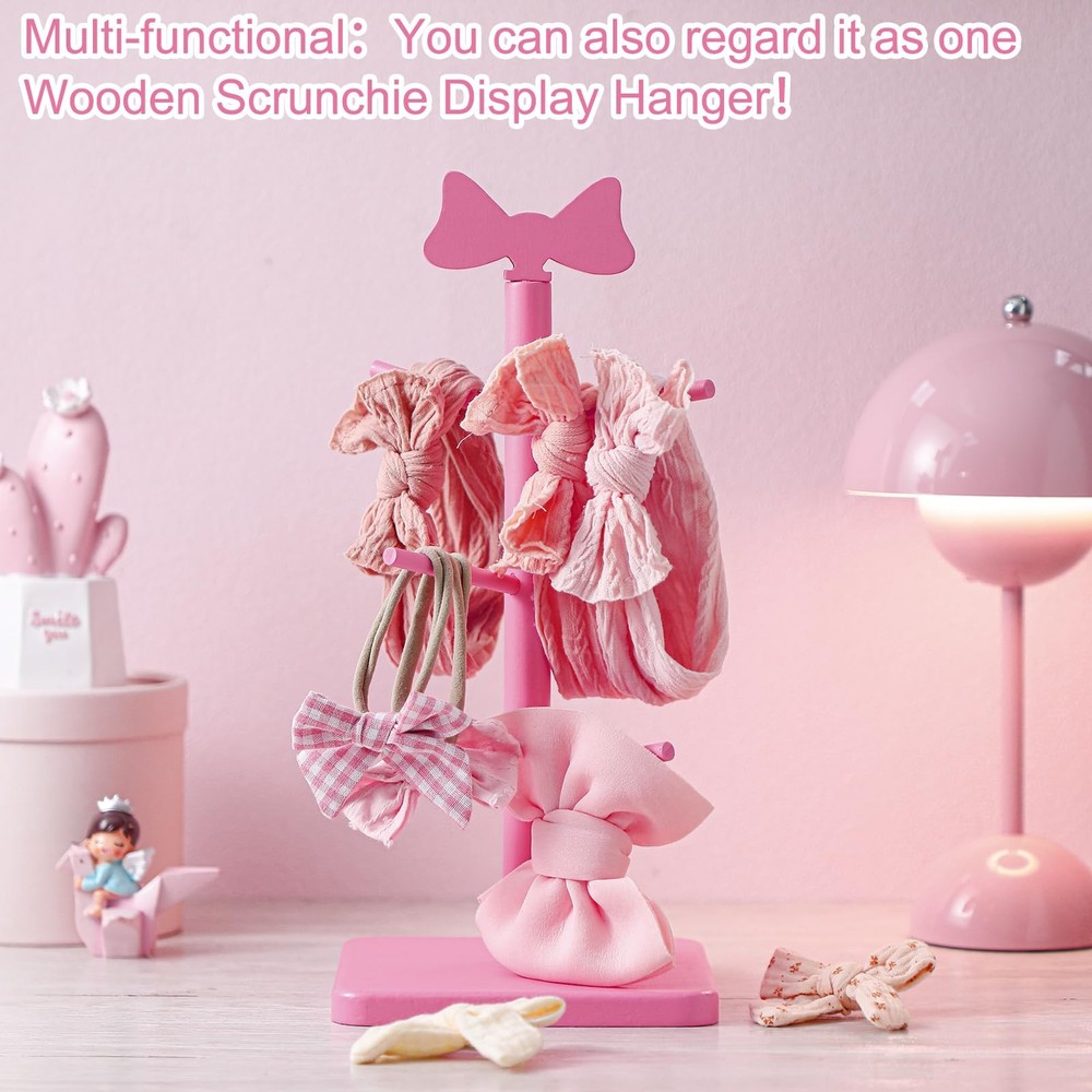 Pink Coffee Cup Holder Bow Mug Tree Pink Kitchen Coffee Bar Accessories Decor...