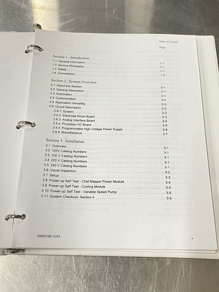 Bio rad Chef Mapper XA System - Users Guide / Instruction Book / Manual