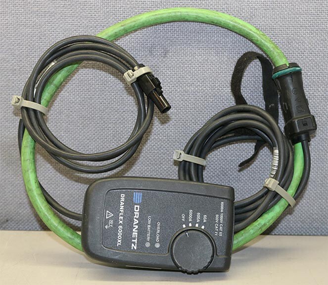 Dranetz DranFlex 6000XL 6000A AC Clamp On Current Probe