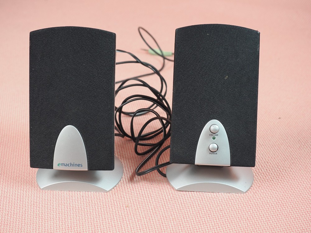 eMachines Desktop Computer Speakers System Model SP-30A No Power Supply