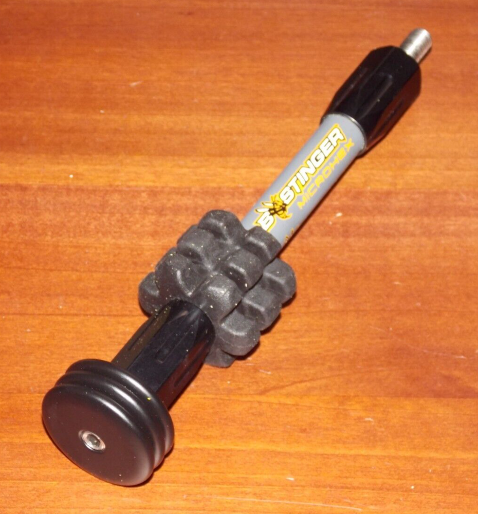 Bee Stinger MicroHex 6" Stabilizer in Grey Finish- B Stinger