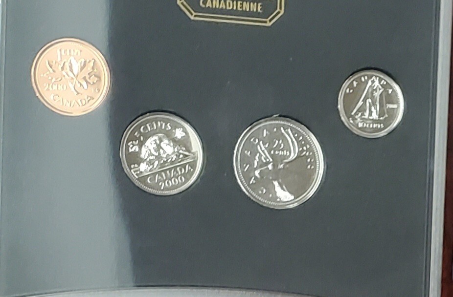 2000 OH! Canada Specimen Set 7 Coins Cent to Two Dollar Mint Set. Uncirculated