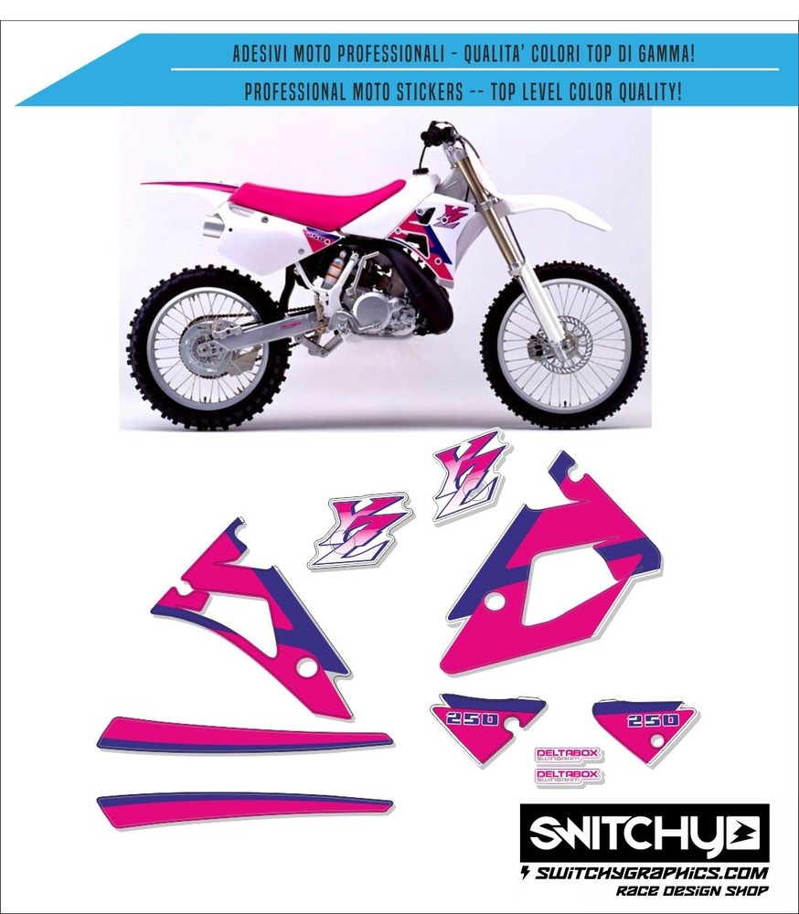 Stickers YZ 250 1992 Set Compatible