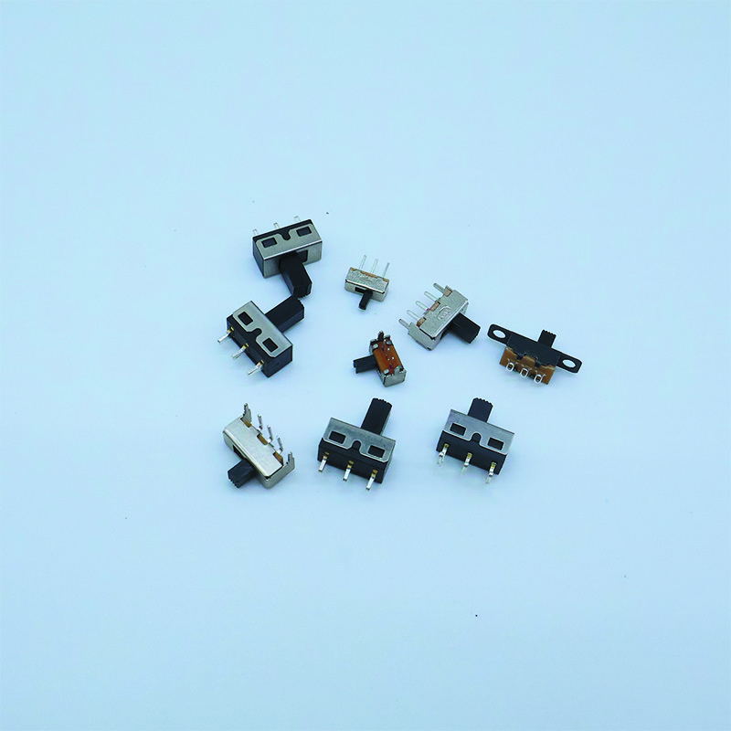 70PCS SPDT Mini Slide Switches 8 Types 3-Pin Toggle Power Switch​​