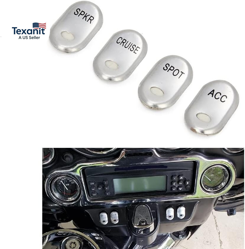 Rocker Switch Cover Kit for Electra Road Glide