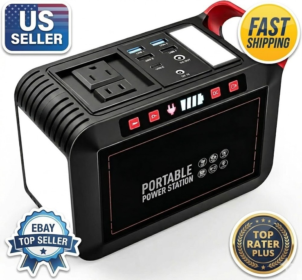 148Wh Solar Generator  Solar Panel Not Included Portable Power Station 200W with