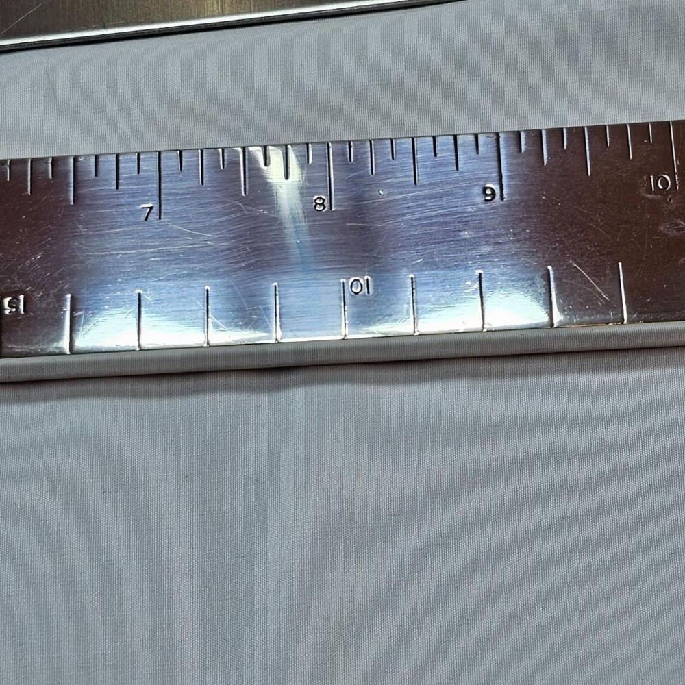 Working Dunhill Oil lighter silver ruler type without box