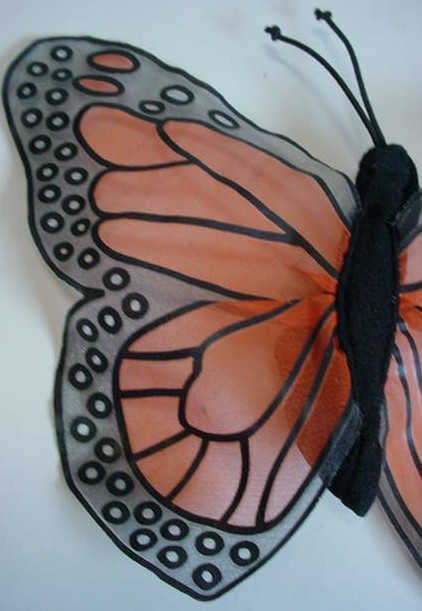 Folkmanis Monarch Butterfly Finger Puppet EXTRAS Butterfly