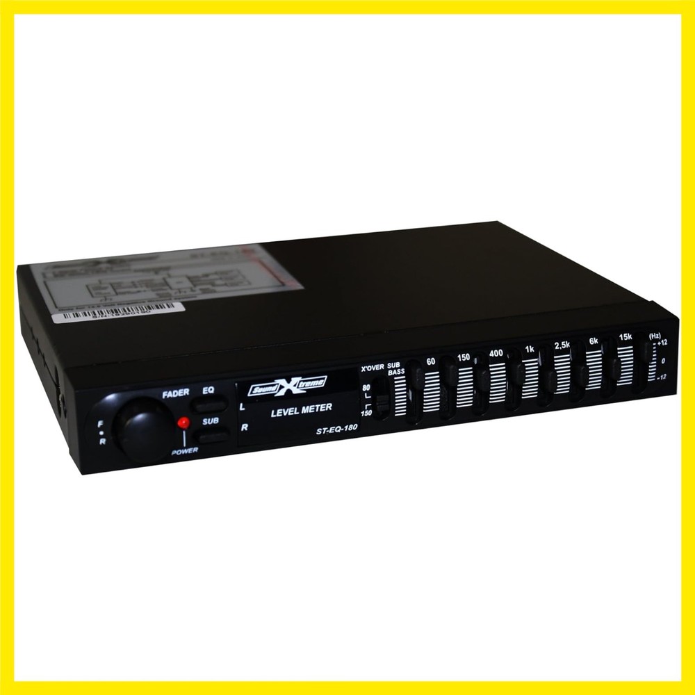 7 Band Passive Stereo Graphic Equalizer with Fader Control ST-EQ-180