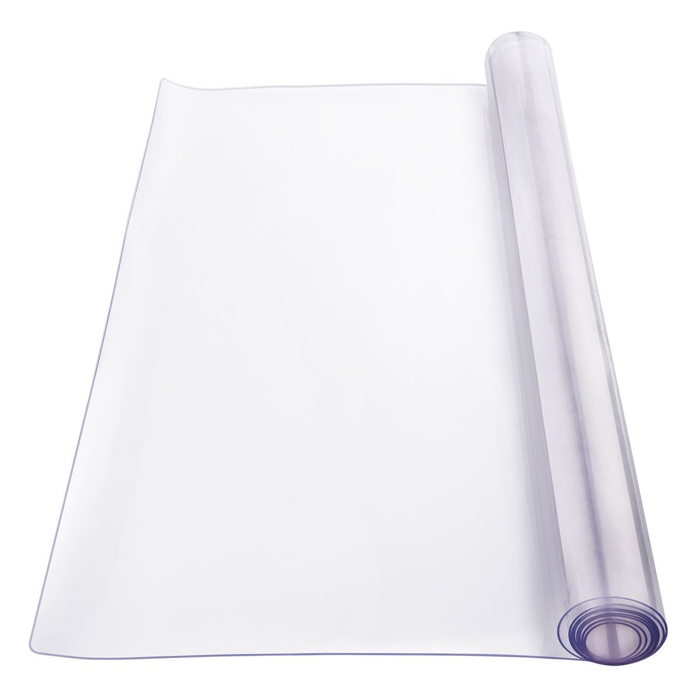 Plastic Table Cover 42 x 60 Inch 2.0 mm Thick Clear Table Protector Rectan