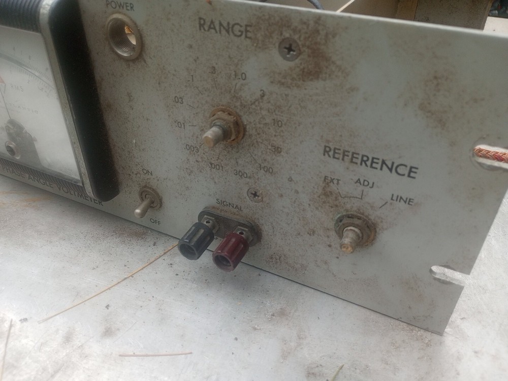 Vintage Phase Angle Voltmeter