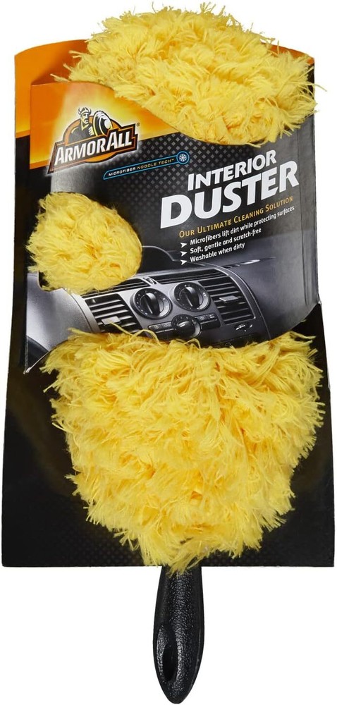Armor All Car Interior Duster, Scratch-Free Microfiber Car Duster with Handle