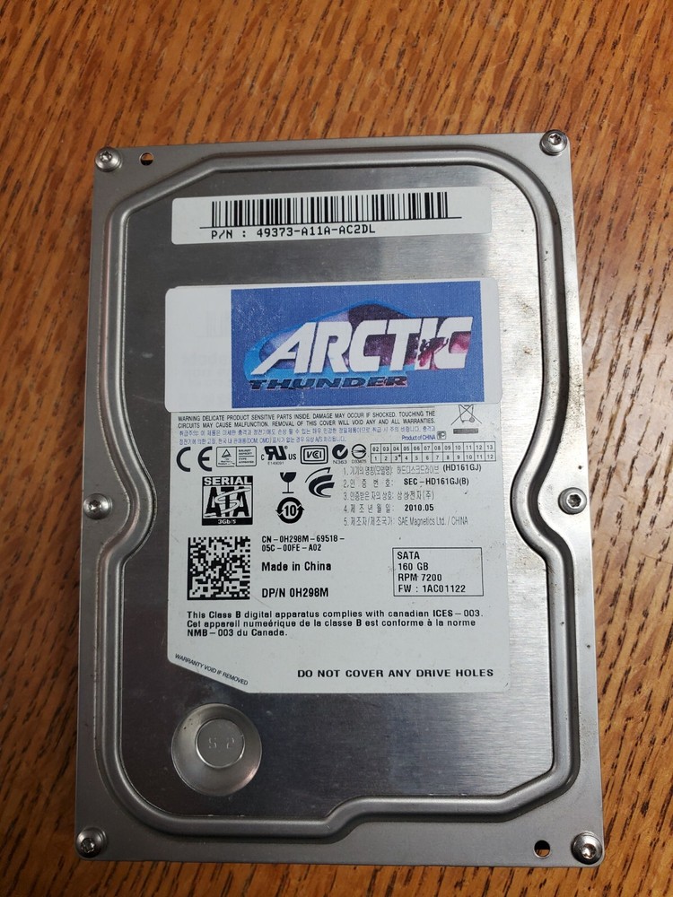 Midway's Artic Thunder Replacement Hard Drive