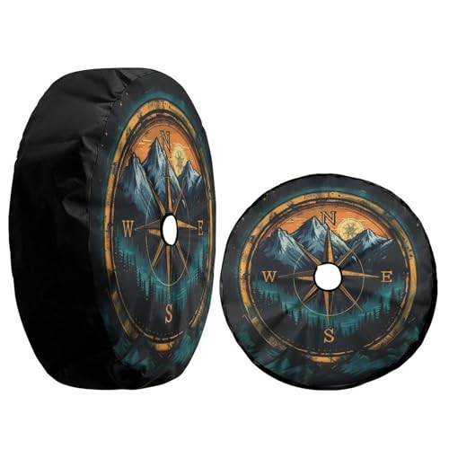 Compass Mountains Spare Tire 17" with Backup Camera Hole compass mountains