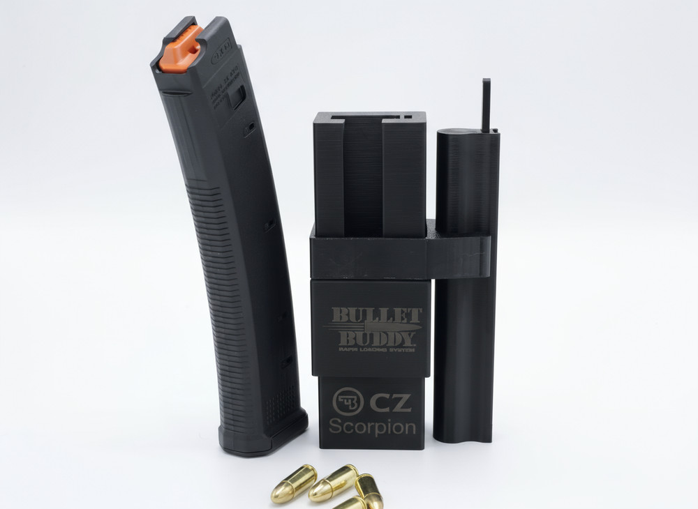 9mm PCC Speed Loader — 10-Round — Fits Scorpion-Pattern Mags (See Photos)