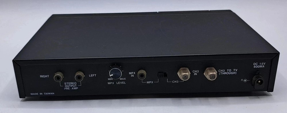 Ambico Stereo TV Sound Decoder Model V-0687 With New AC Adaptor