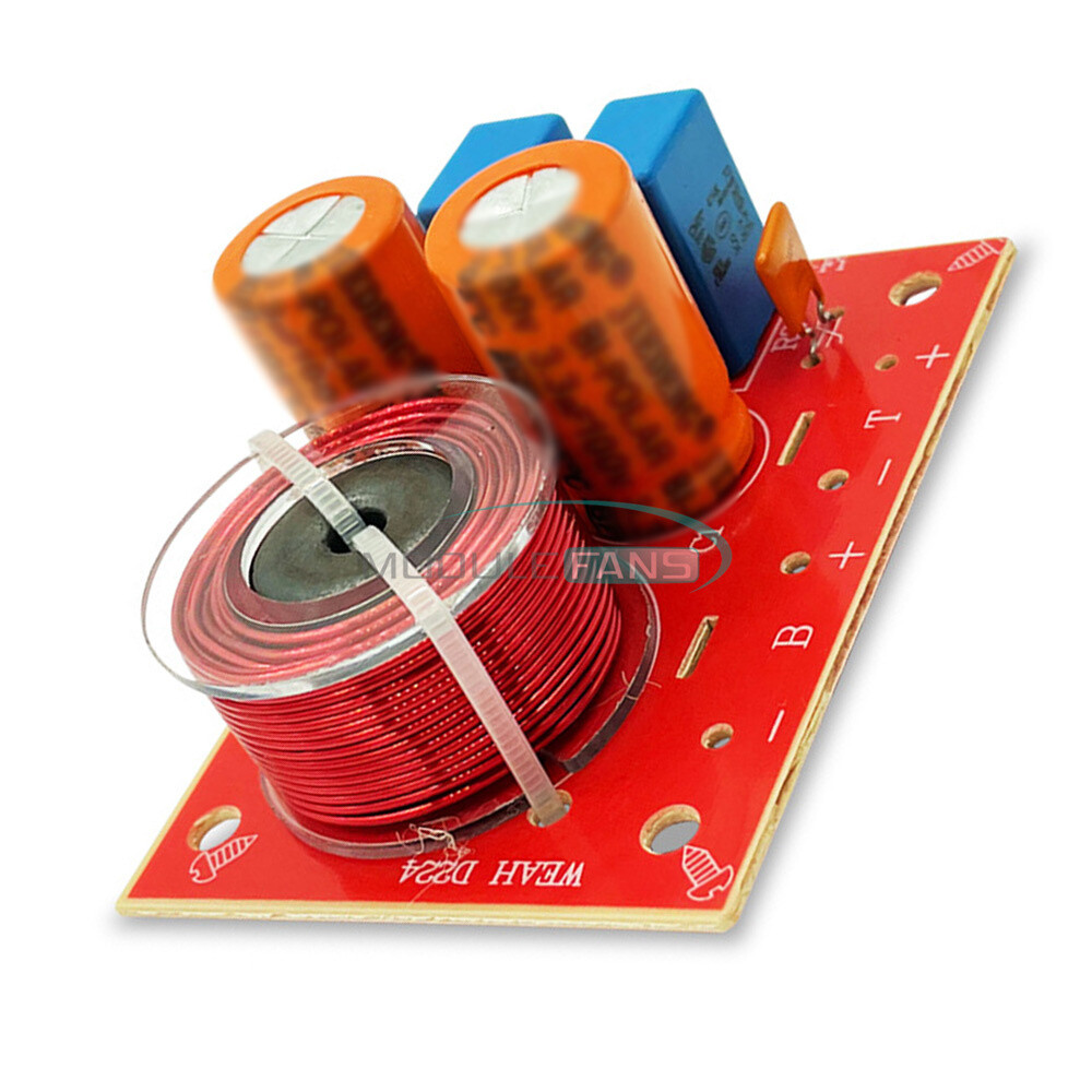 80W Hi-Fi Audio Speaker Crossover High & Low Two-way Filter Frequency Divider