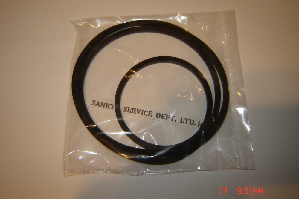 Sankyo 800 Projector Belts    2 Belt Set,  New