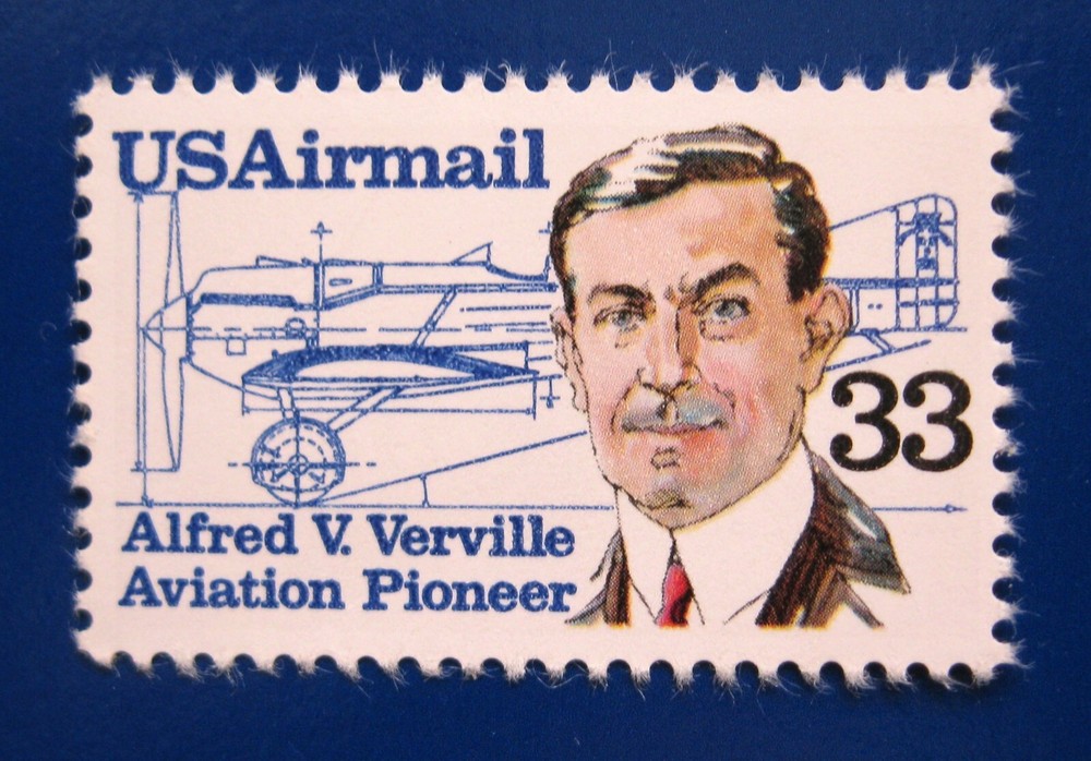 Sc # C113 ~ 33 cent Alfred V. Verville Issue
