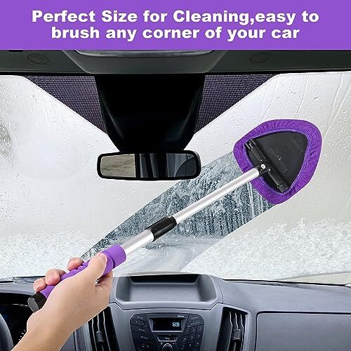 XINDELL 24-Inch Windshield Cleaner Tool – Extendable Interior Car Window