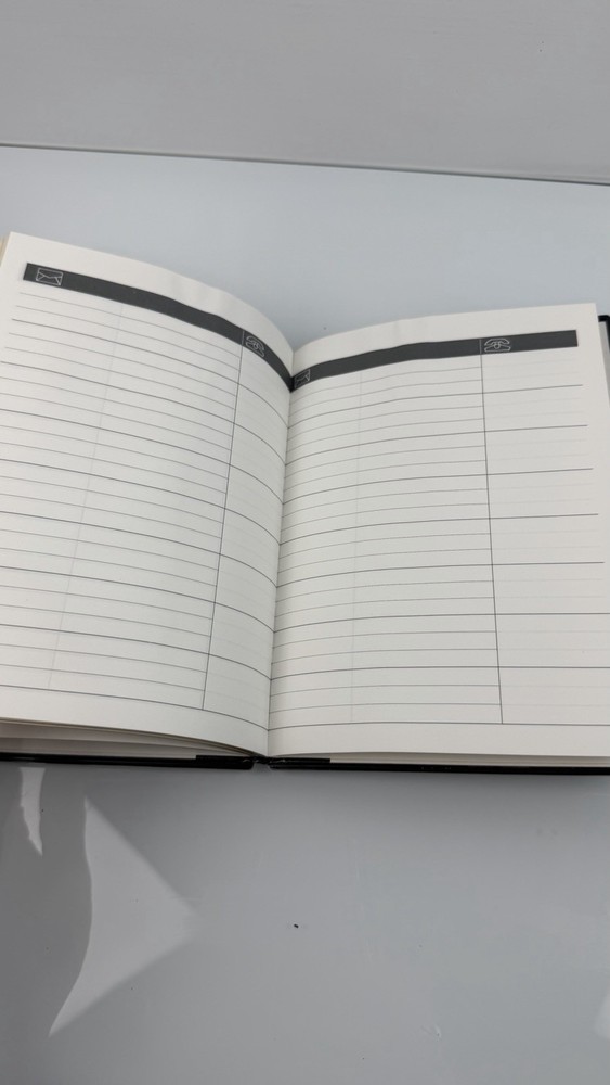 Vintage Black Chinese Notebook