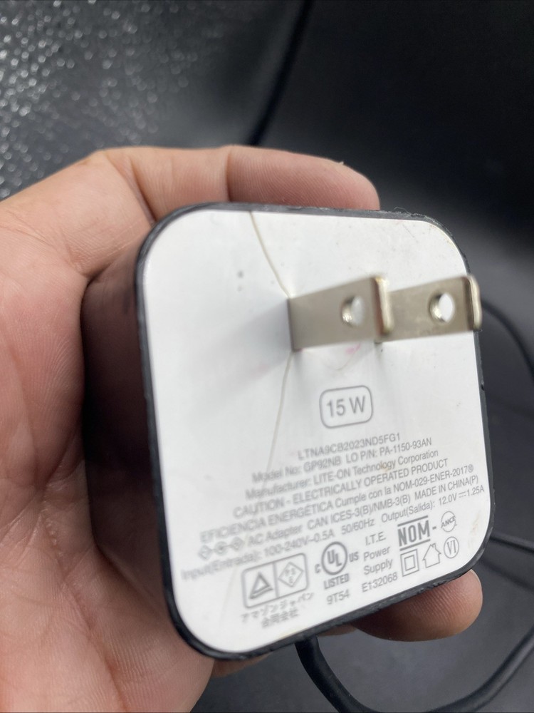 Amazon Echo Dot (3rd Generation) Smart Speaker - Charcoal W/Power Adapter Flaws