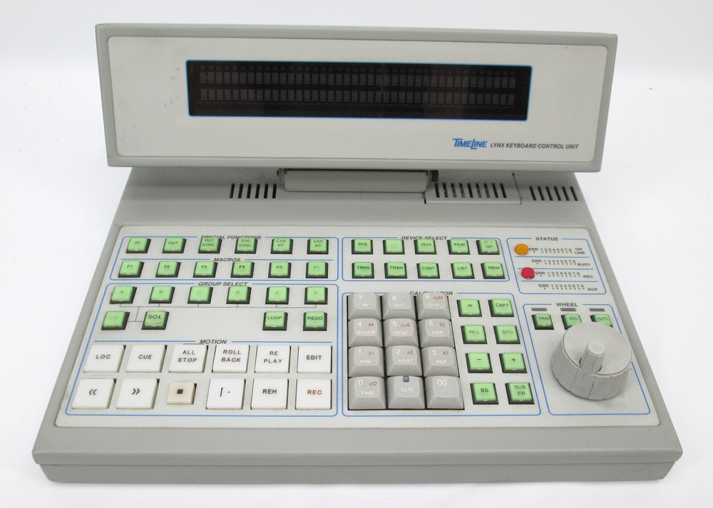 Timeline Lynx Keyboard Control Unit Controller