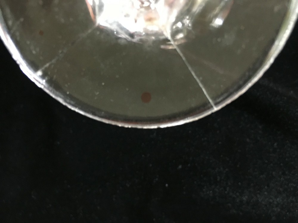 Rare Passover Kiddish cup Elijah’s cup Ruby Glass Bullseye Pattern c 1880 EAPG
