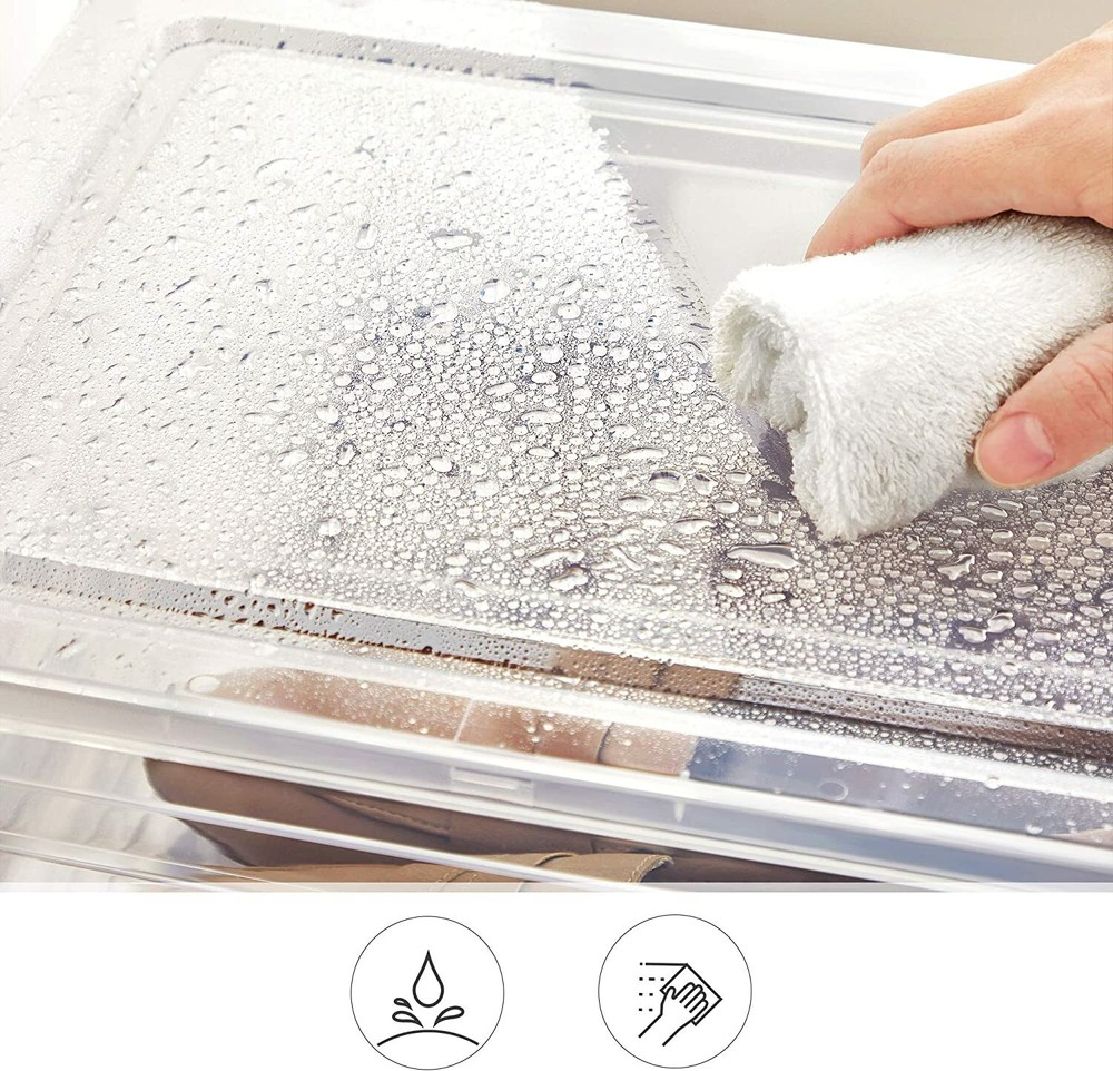 12x Clear Shoe Boxes Hard Plastic Magnetic Sneaker Storage Organizer Stackable