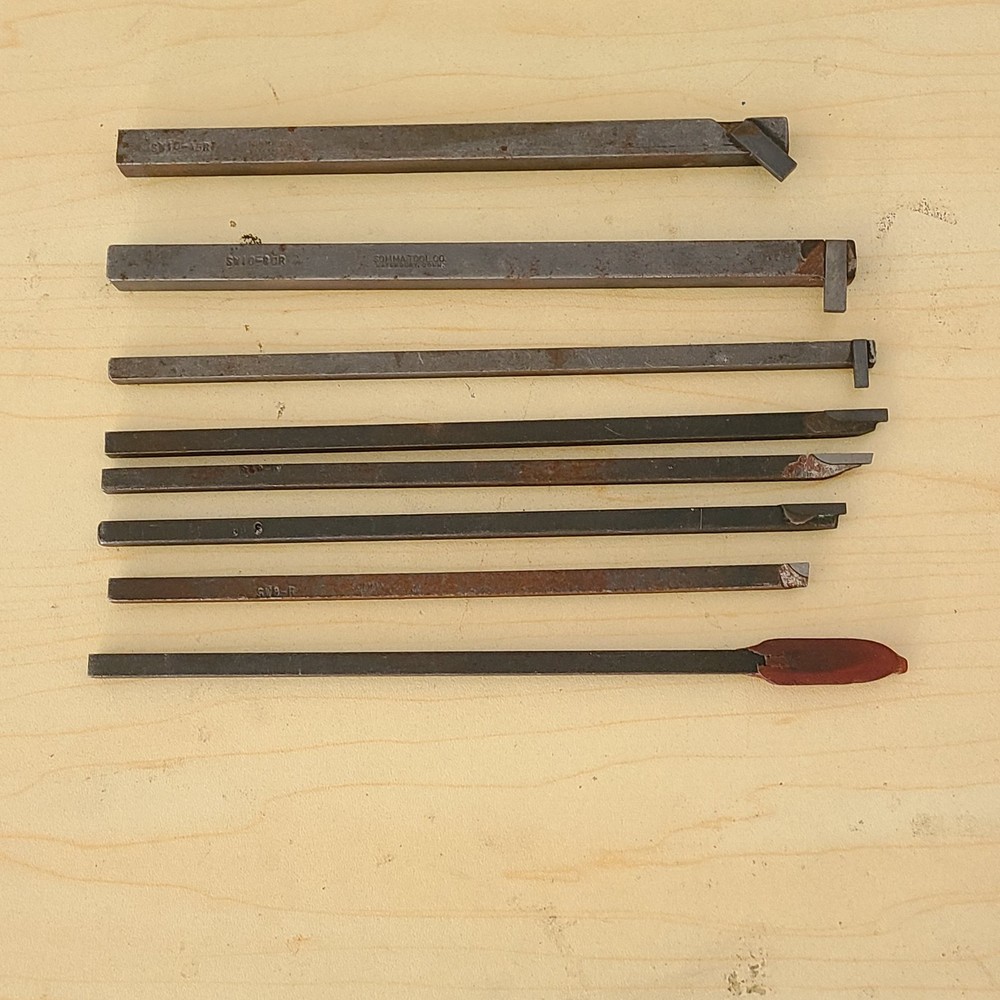 8 Somma Tool Carbide Turning Tools Boring Bars Internal Groving Facing