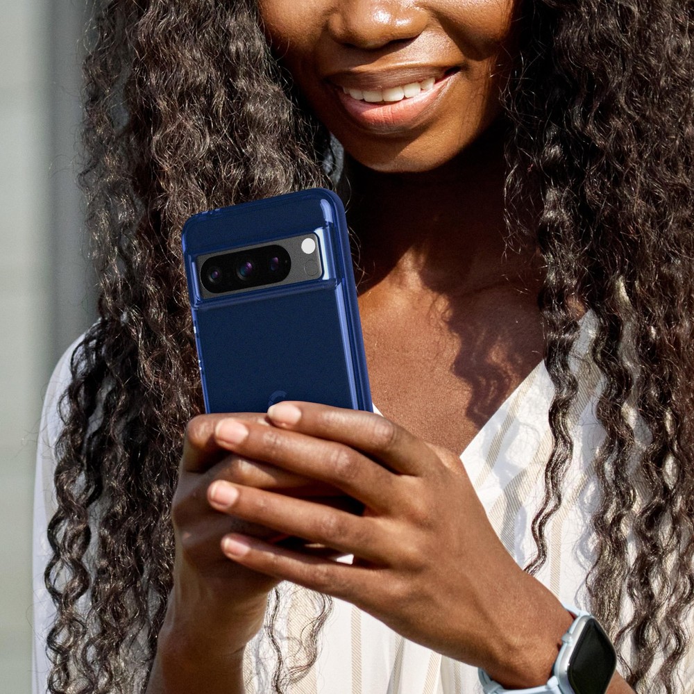 Tech21 Evo Check Impact Protection Case for Google Pixel 8 Pro Midnight Blue