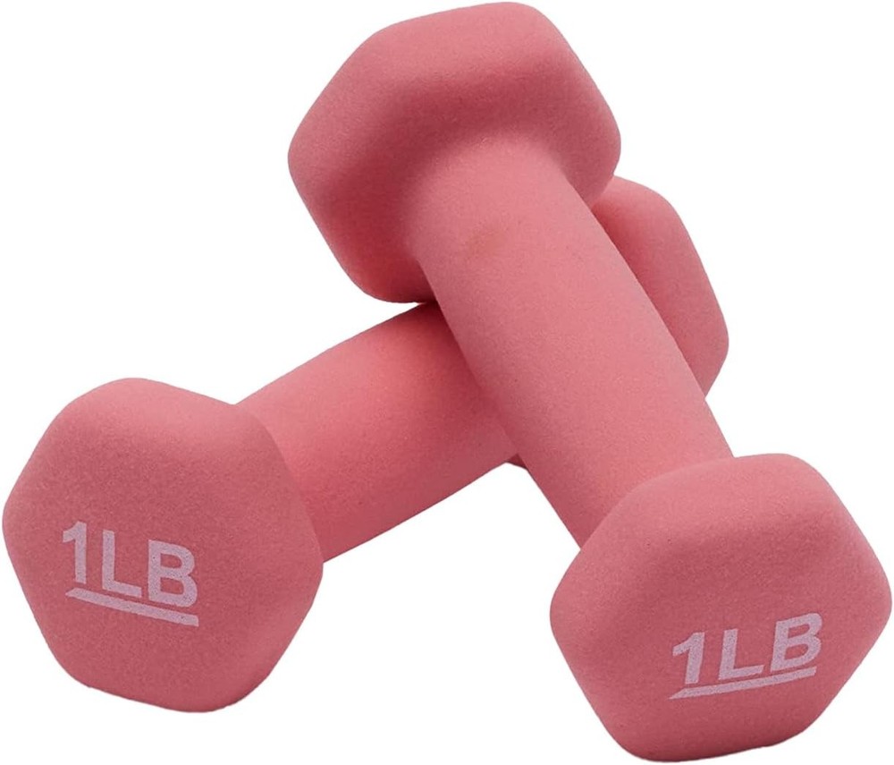 Neoprene dumbbell hand weights exercise set