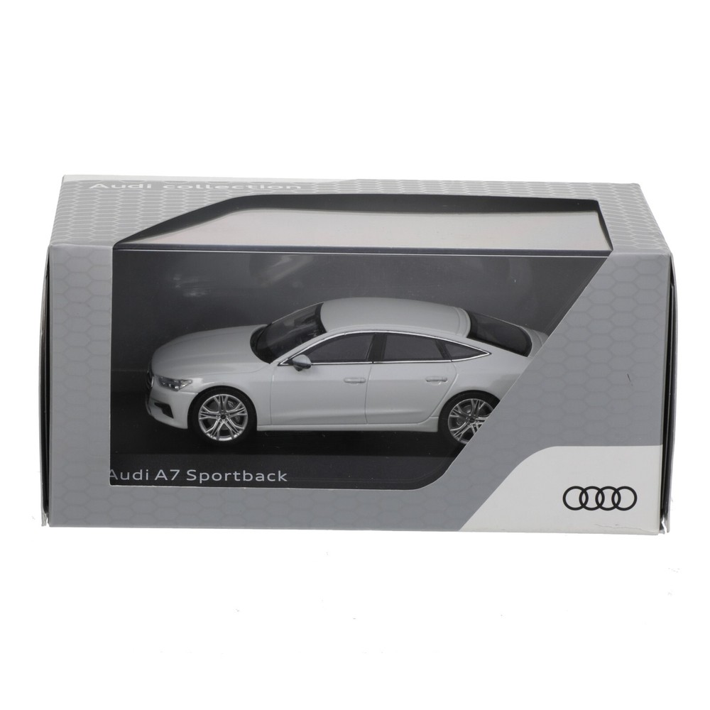 White Audi A7 Sportback 1.43 Car Model