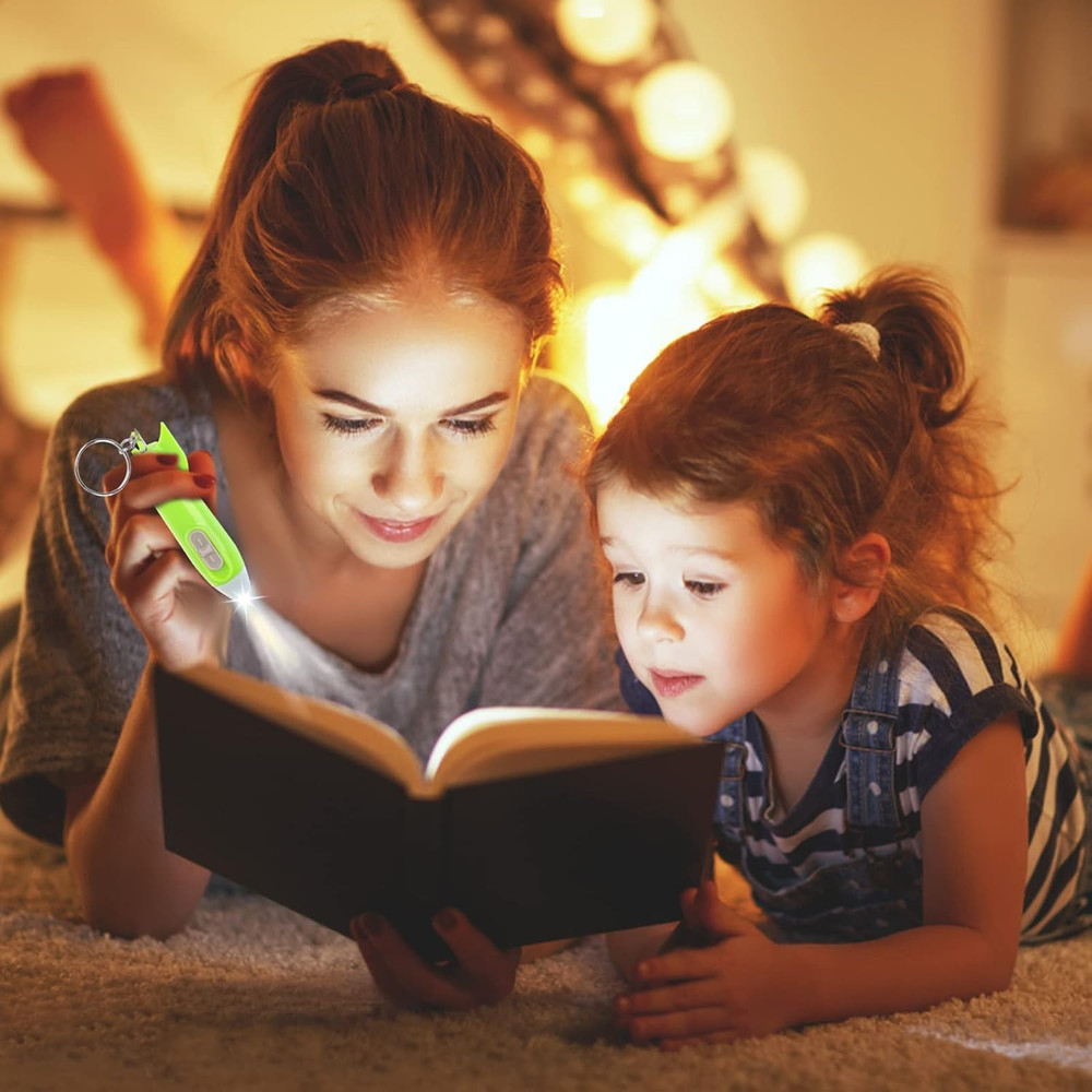 48 PCS Helicopter Mini Flashlight Keychain, Rocket LED Flashlight, Mini Flashlig