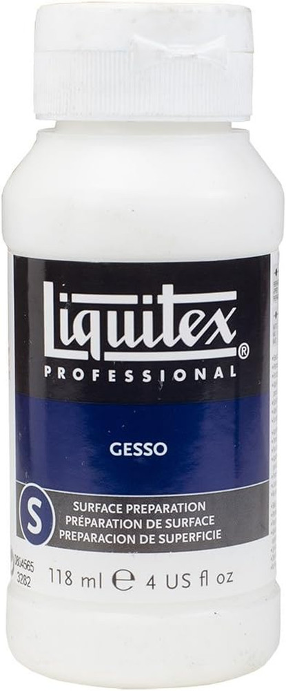 Acrylic Gesso Surface Prep-White 4Oz