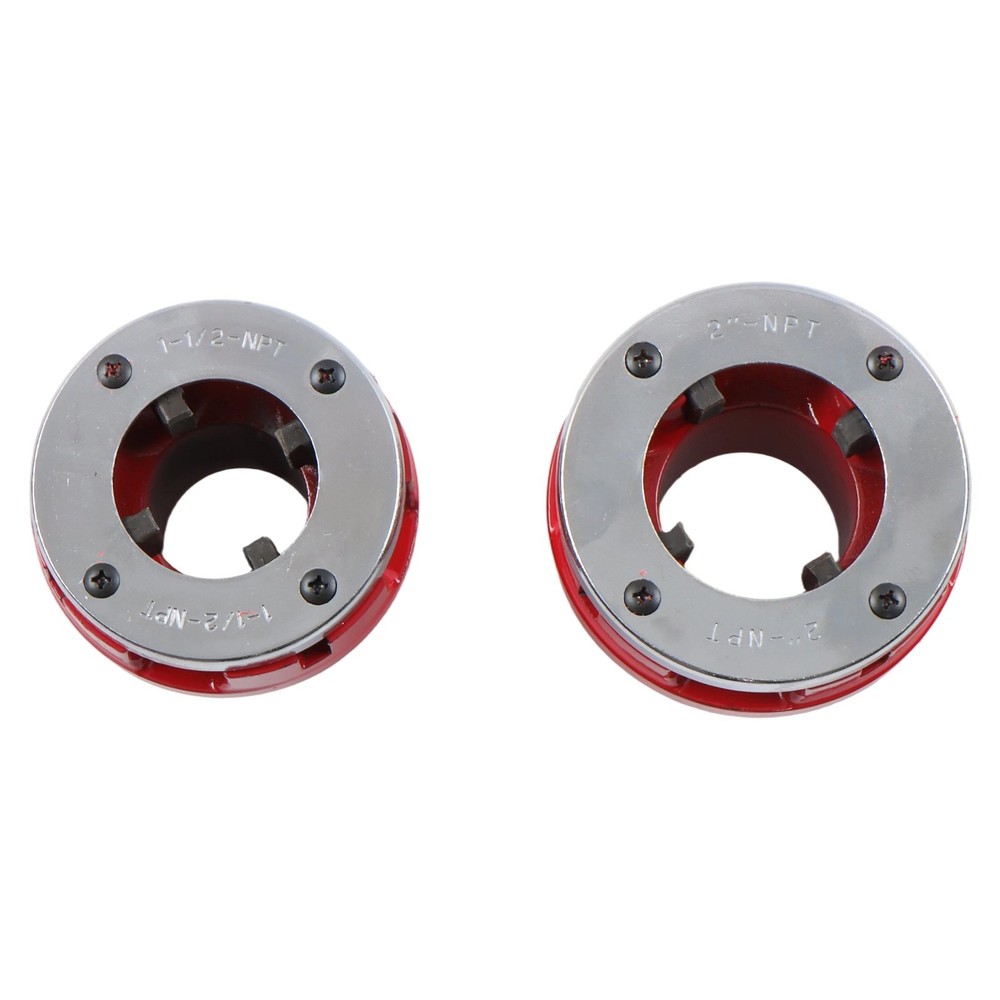 7 Size 3/8" To 2" Dies Set W/ Handle Pipe Threader Threading BSPT Pipe Threader