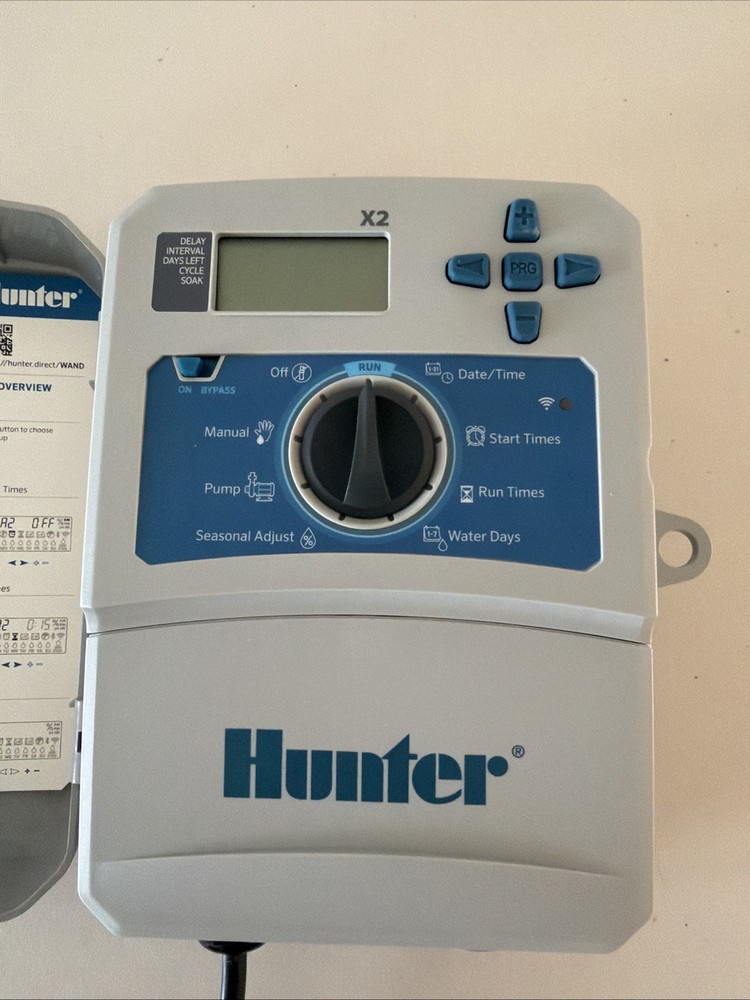 Hunter X2-400 4-Station Sprinkler Timer Controller With WiFi Capabilities