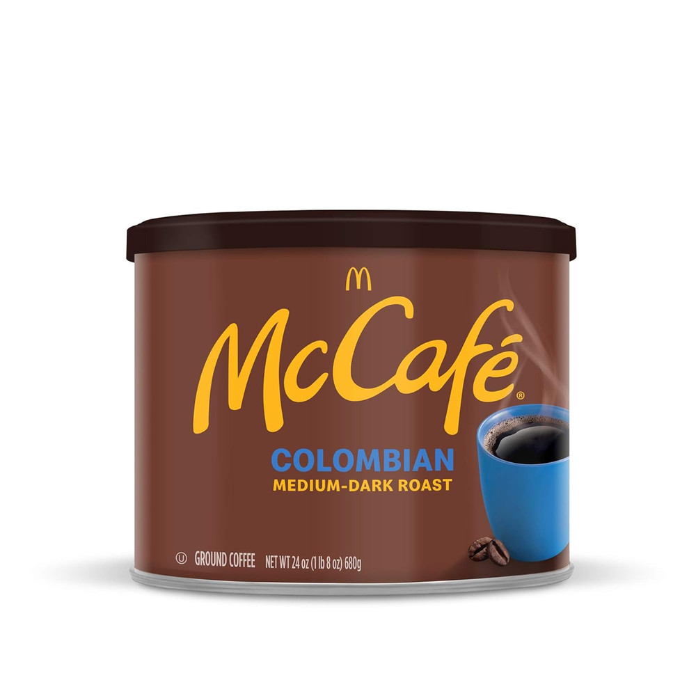 Colombian, Medium-Dark Roast Ground Coffee, 24 Oz Canister