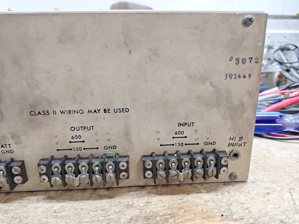 Vintage Altec 9860A Active Equalizer W/ altec rack.