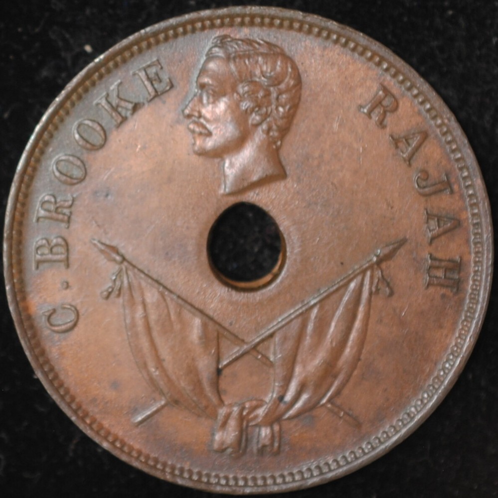 1892H Sarawak Cent UNC
