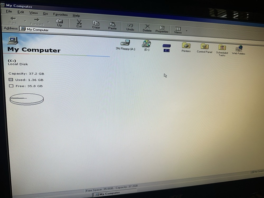 Vintage Custom ATX Retro Pc Computer With 3dfx Voodoo Banshee Windows 98