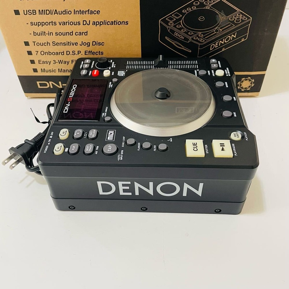 DENON DN-S1200 DJ CD USB Media Player Controller Tested with Box Japan