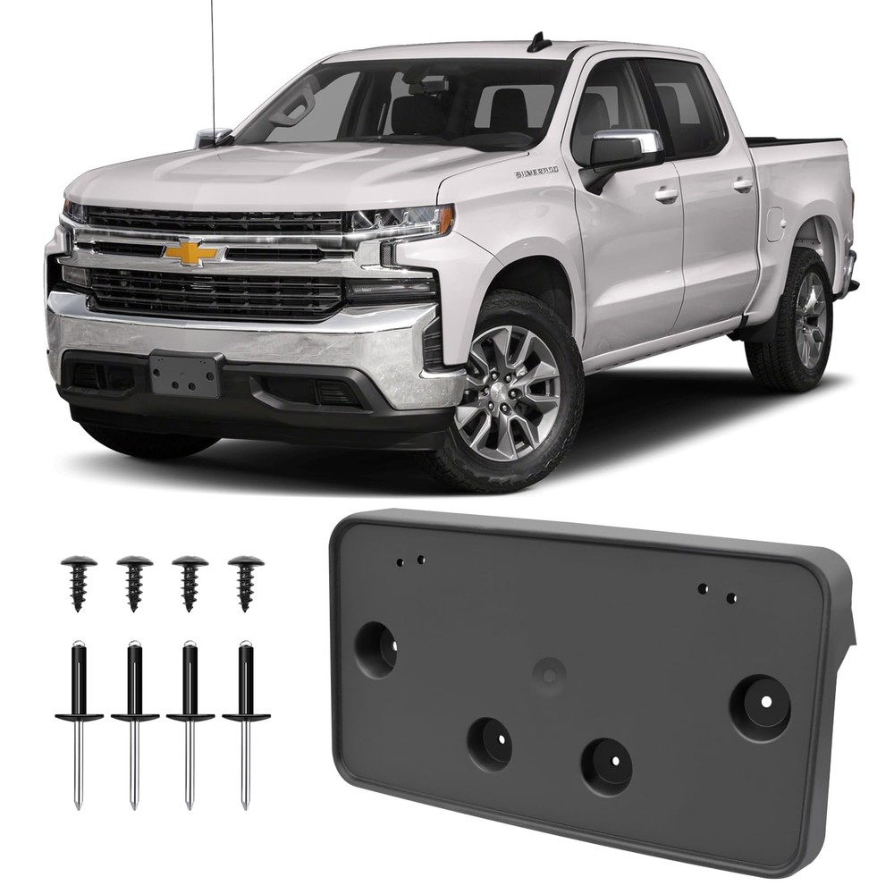 Chevy Silverado 1500 Front License Plate Frame 2019-2022 OE Replacement