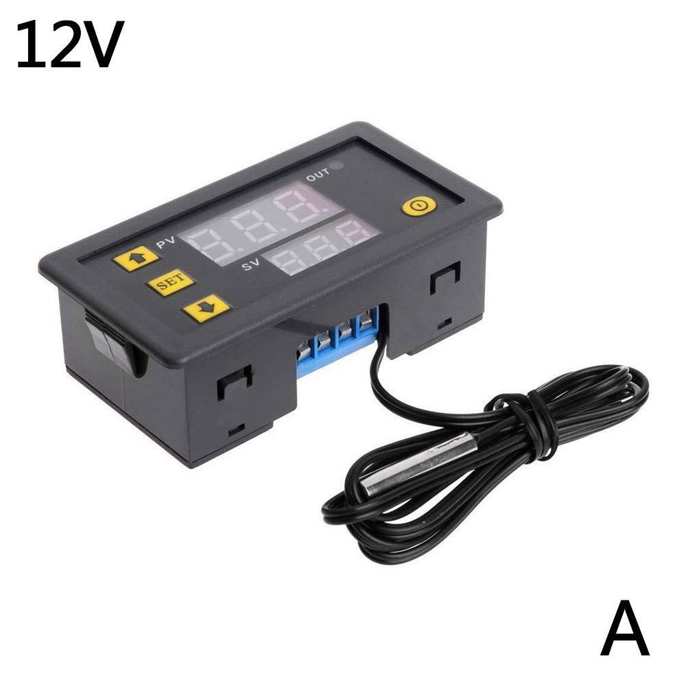 DC 12V 20A Digital Temperature Controller Switch Probe Thermostat Control F G7Q9